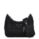 Prada Re-Nylon Patchwork Tessuto Padded Shoulder Bag