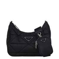 Prada Re-Nylon Patchwork Tessuto Padded Shoulder Bag
