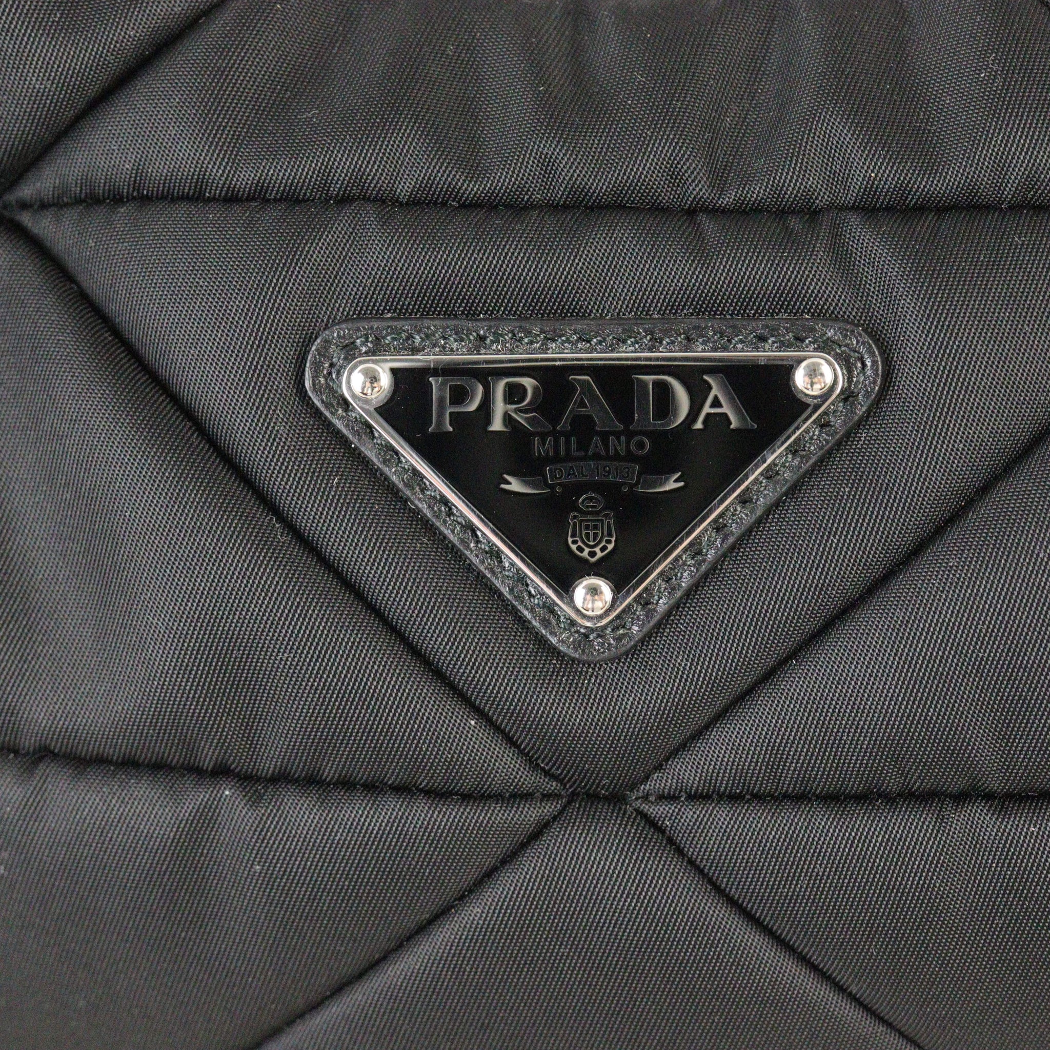 Prada Re-Nylon Patchwork Tessuto Padded Shoulder Bag