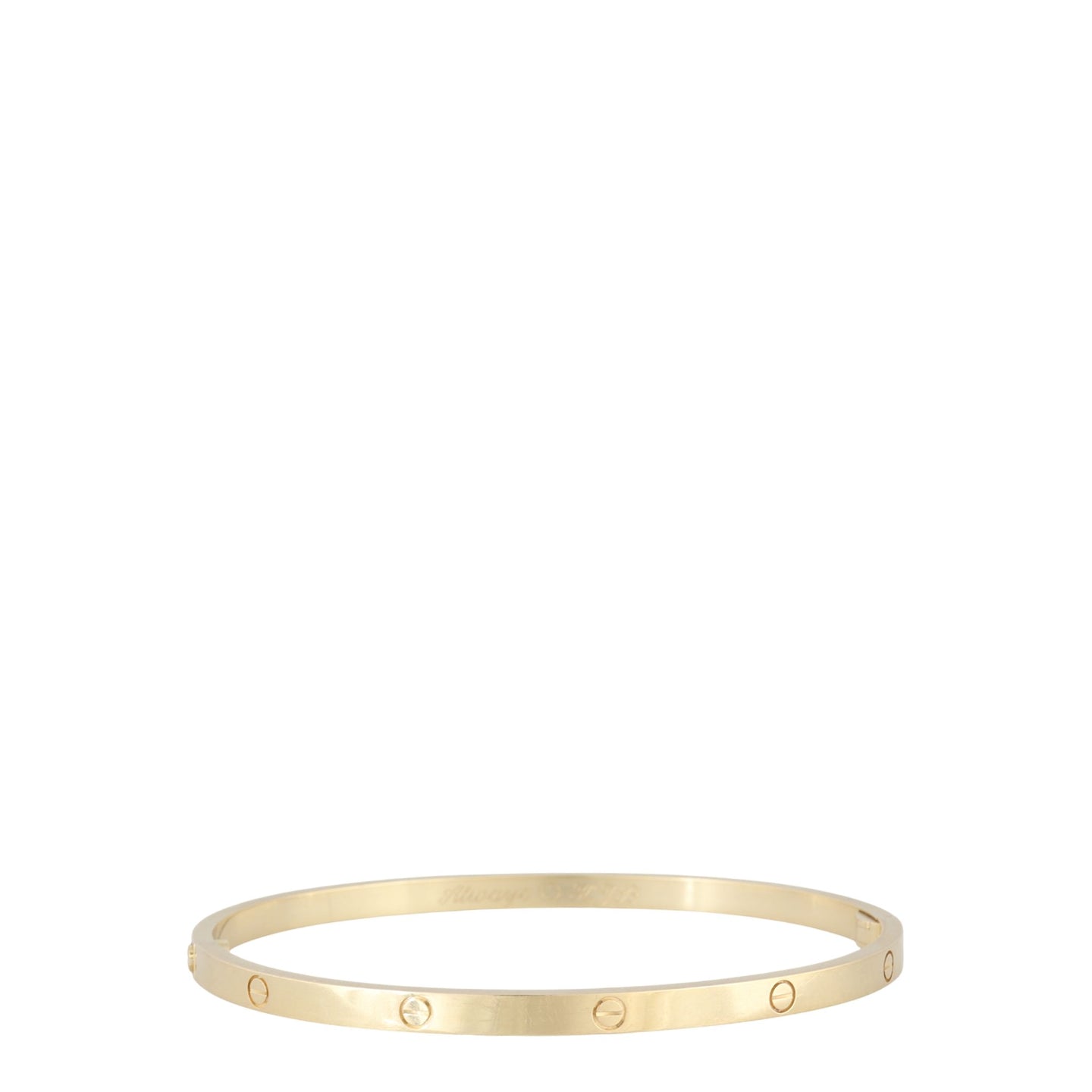 Cartier Small Love Bracelet 18k Yellow Gold
