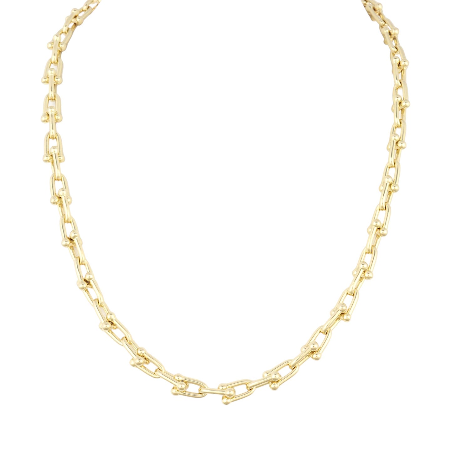 Tiffany & Co HardWear Link 18k Yellow Gold Necklace Small