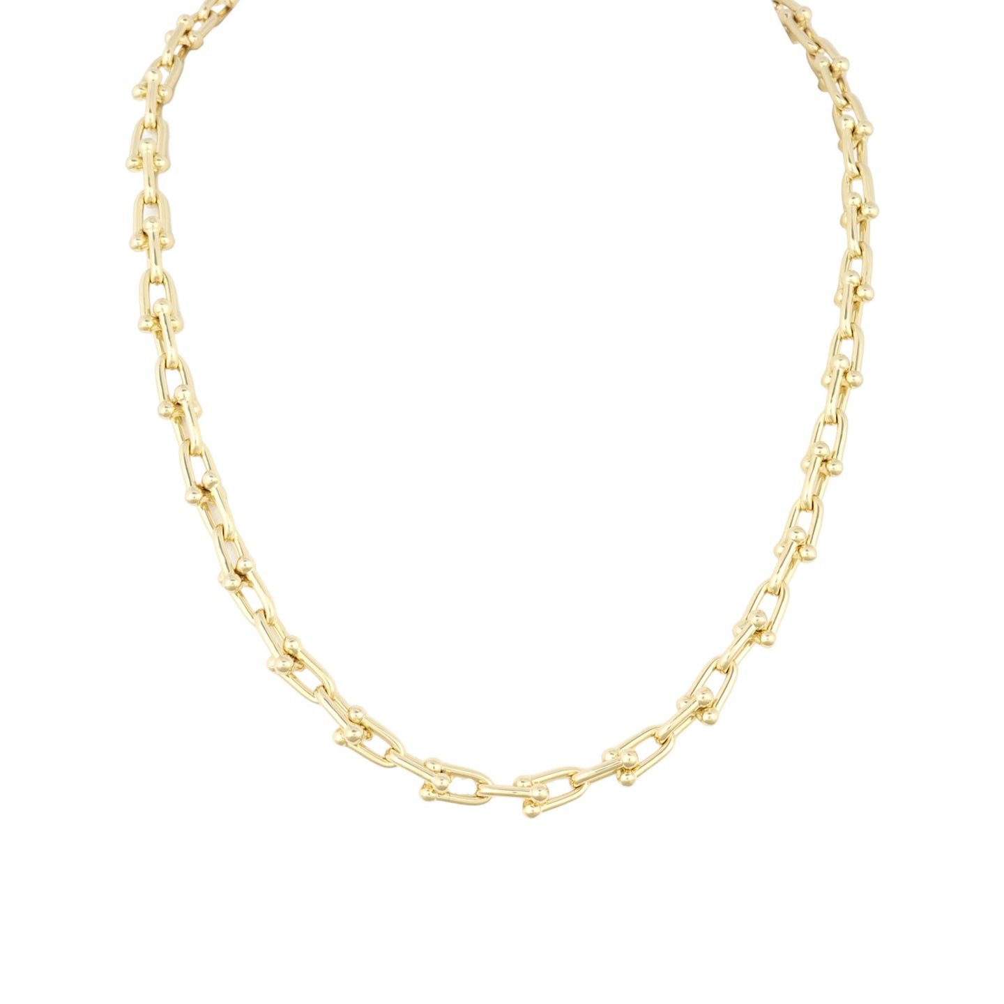 Tiffany & Co HardWear Link 18k Yellow Gold Necklace Small