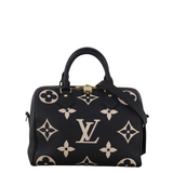 Louis Vuitton Speedy 25 Bandouliere Monogram Empreinte Giant Bicolour