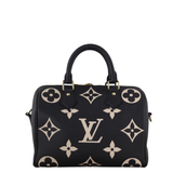 Louis Vuitton Speedy 25 Bandouliere Monogram Empreinte Giant Bicolour