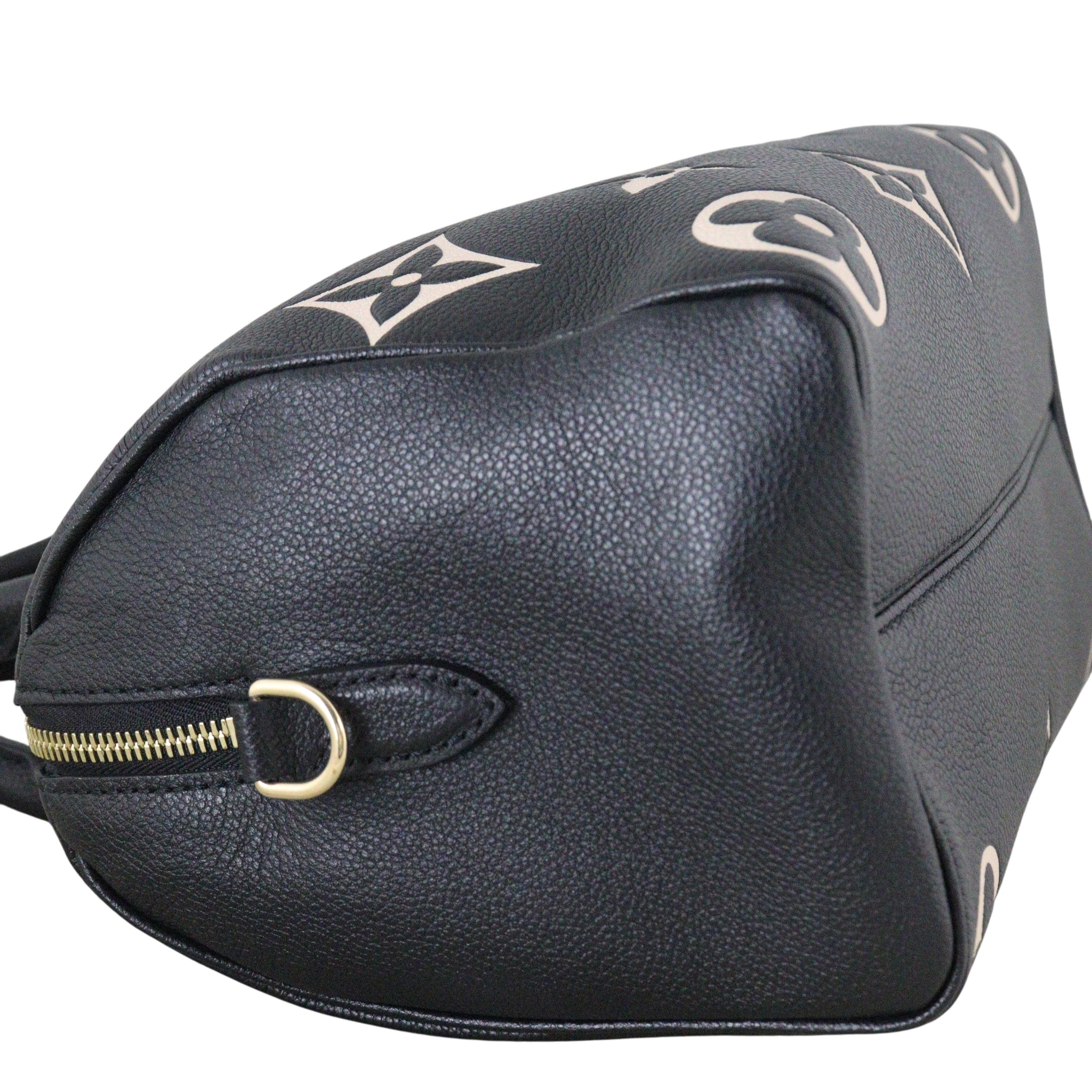 Louis Vuitton Speedy 25 Bandouliere Monogram Empreinte Giant Bicolour