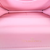 Chanel Metal Quilted Top Handle Wallet on Chain