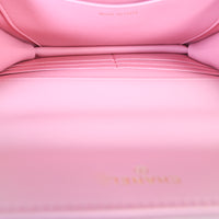 Chanel Metal Quilted Top Handle Wallet on Chain