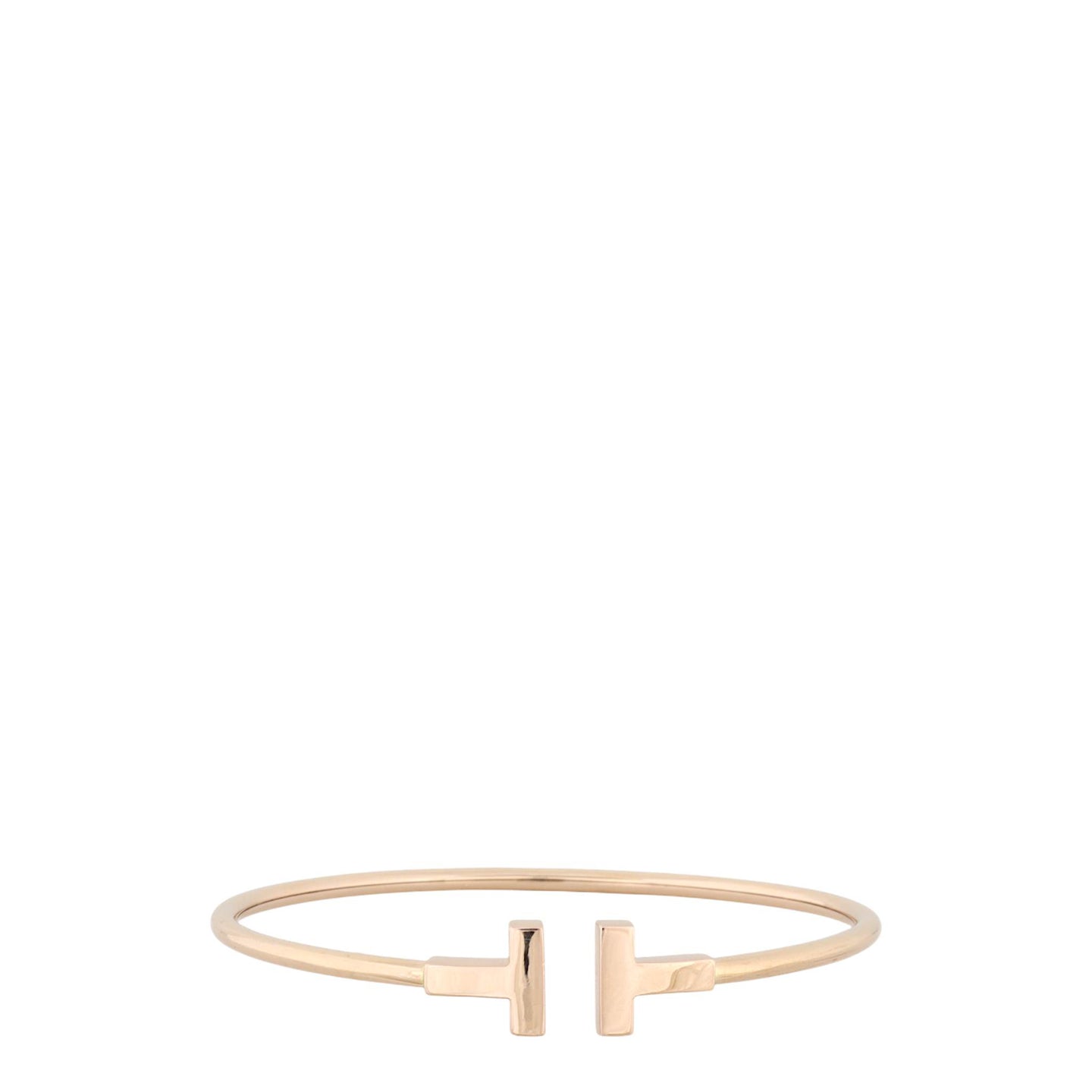 Tiffany & Co Tiffany T Wire 18k Rose Gold Bracelet