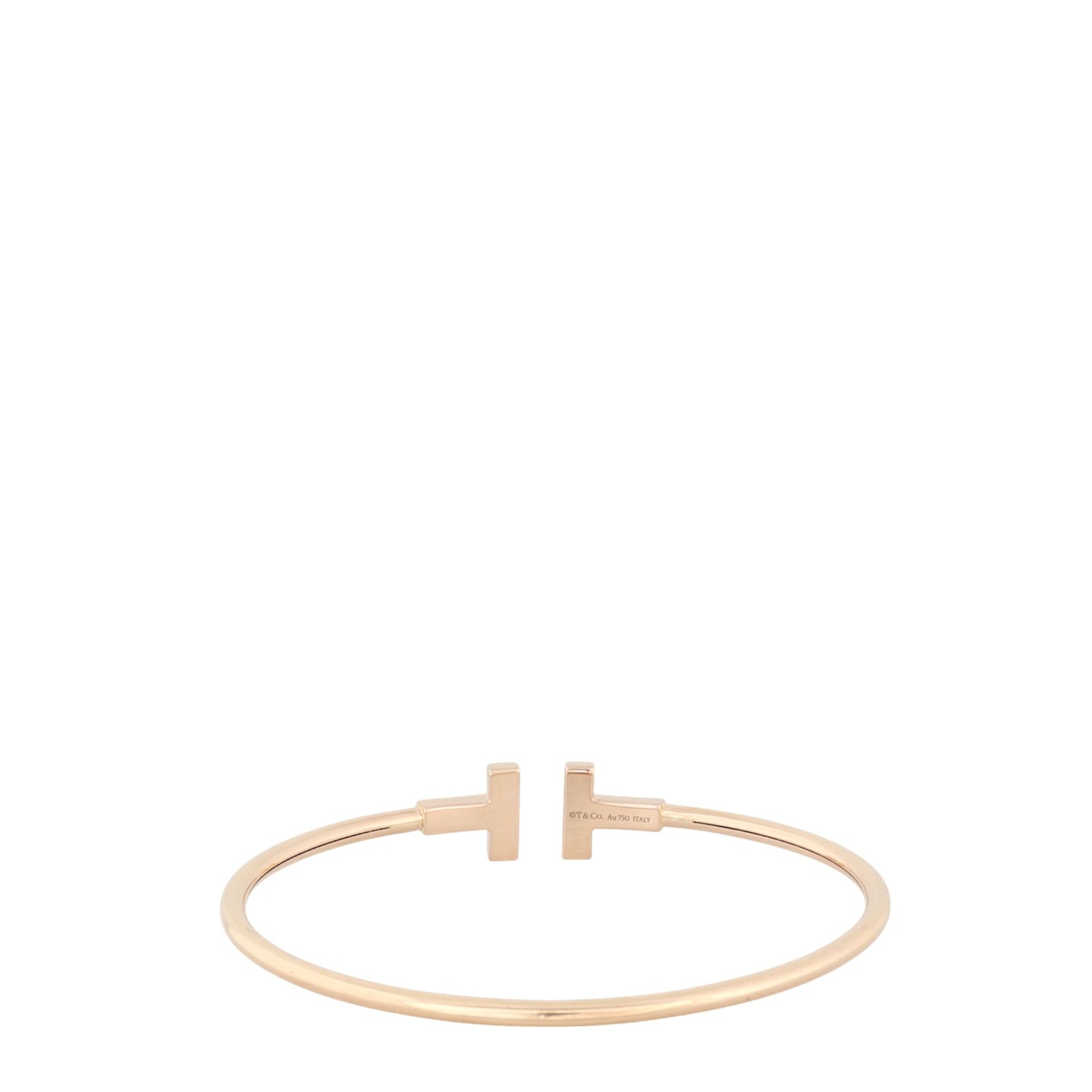 Tiffany & Co Tiffany T Wire 18k Rose Gold Bracelet