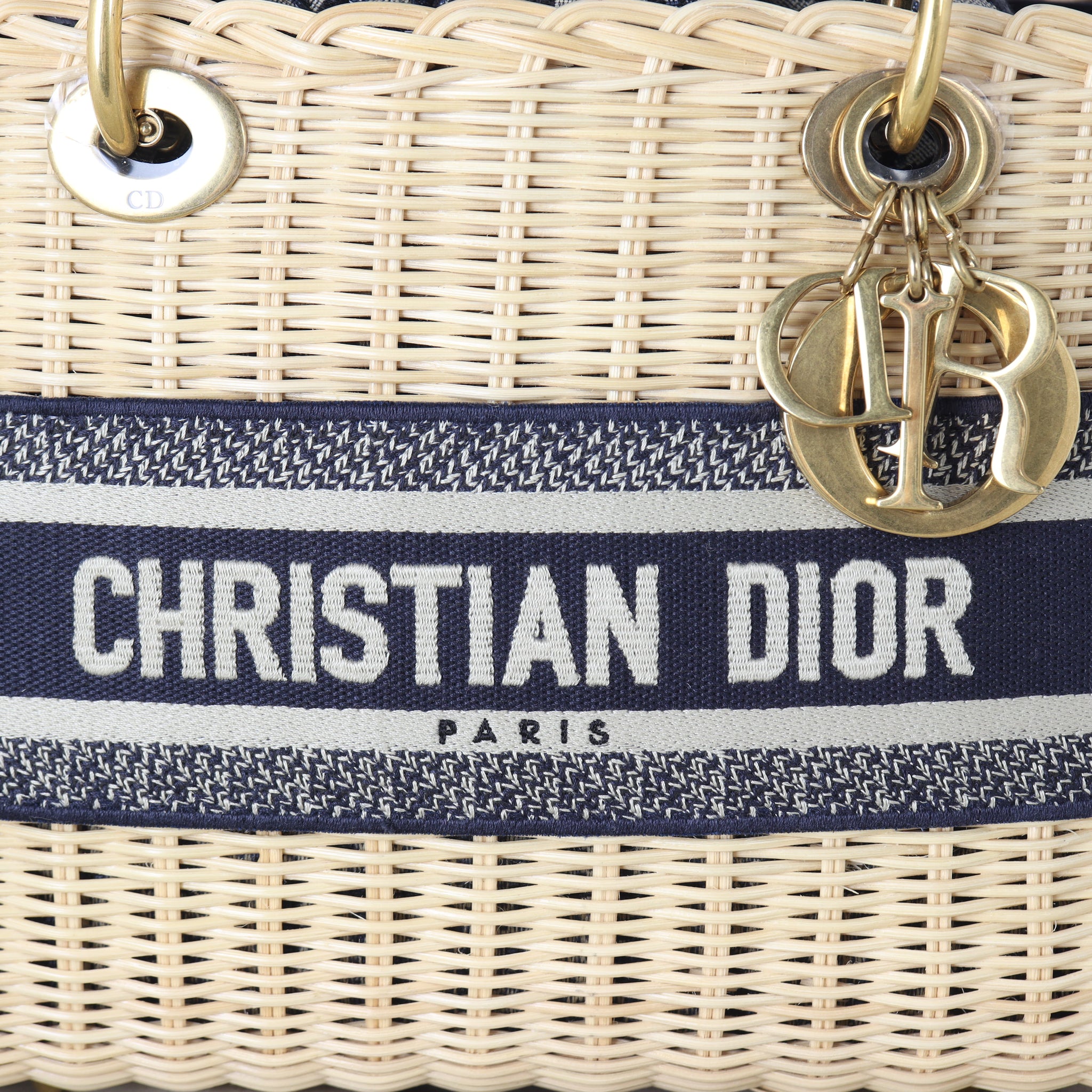 Dior Lady Dior Wicker Oblique Medium