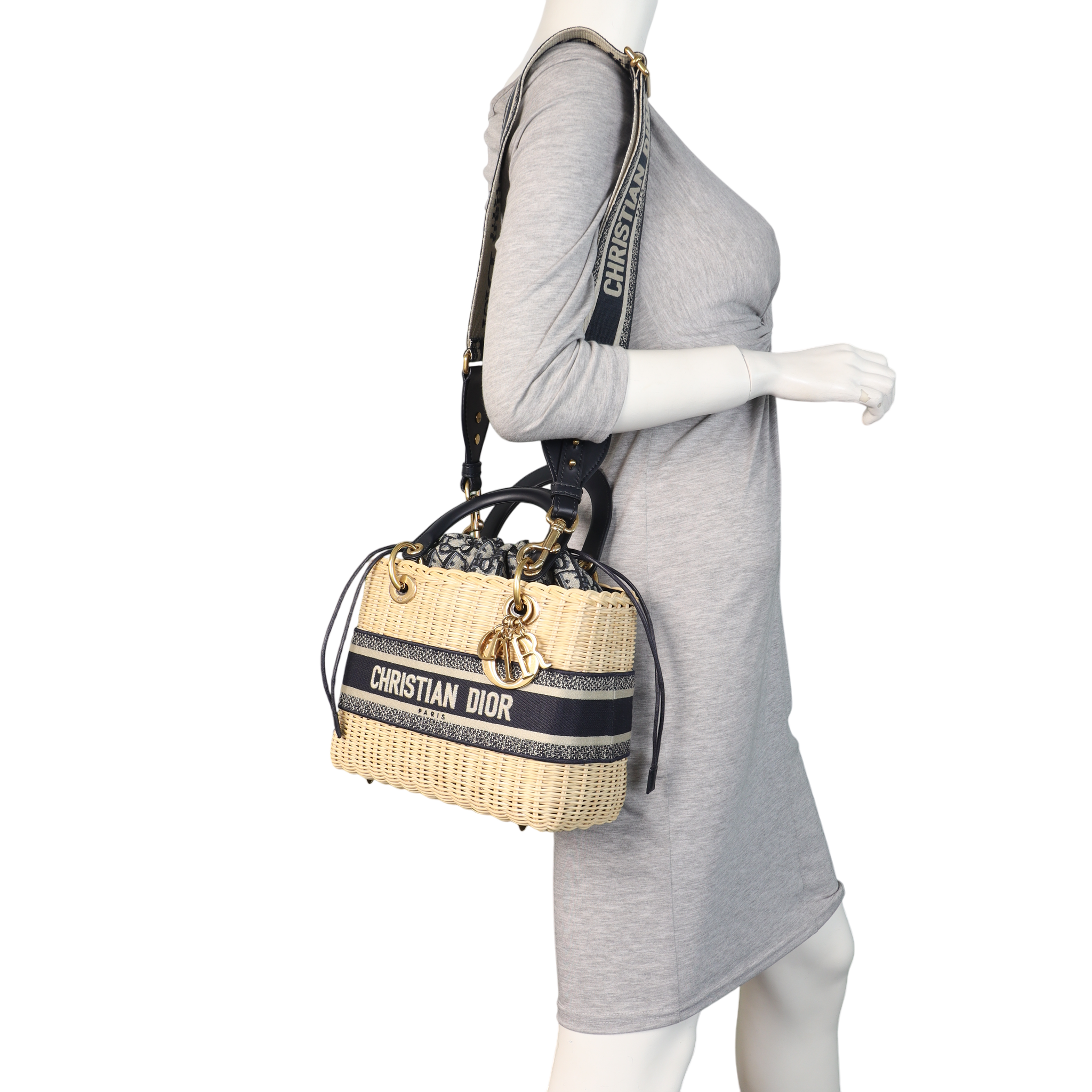 Dior Lady Dior Wicker Oblique Medium