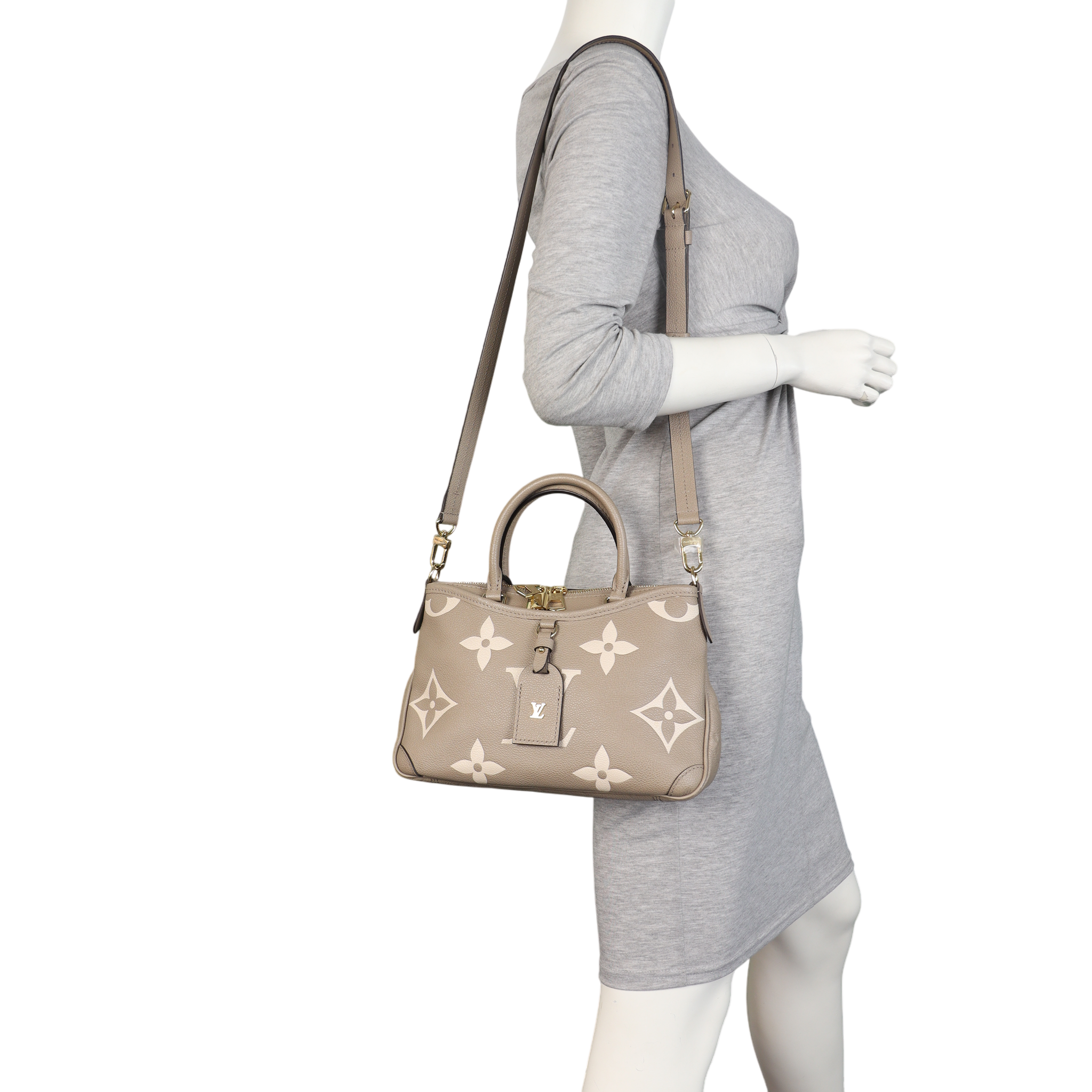 Louis Vuitton Trianon PM Monogram Empreinte Giant Bicolor
