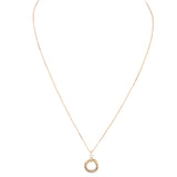 Cartier Trinity Diamond 18k Yellow, White & Rose Gold Necklace
