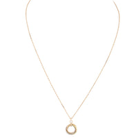 Cartier Trinity Diamond 18k Yellow, White & Rose Gold Necklace