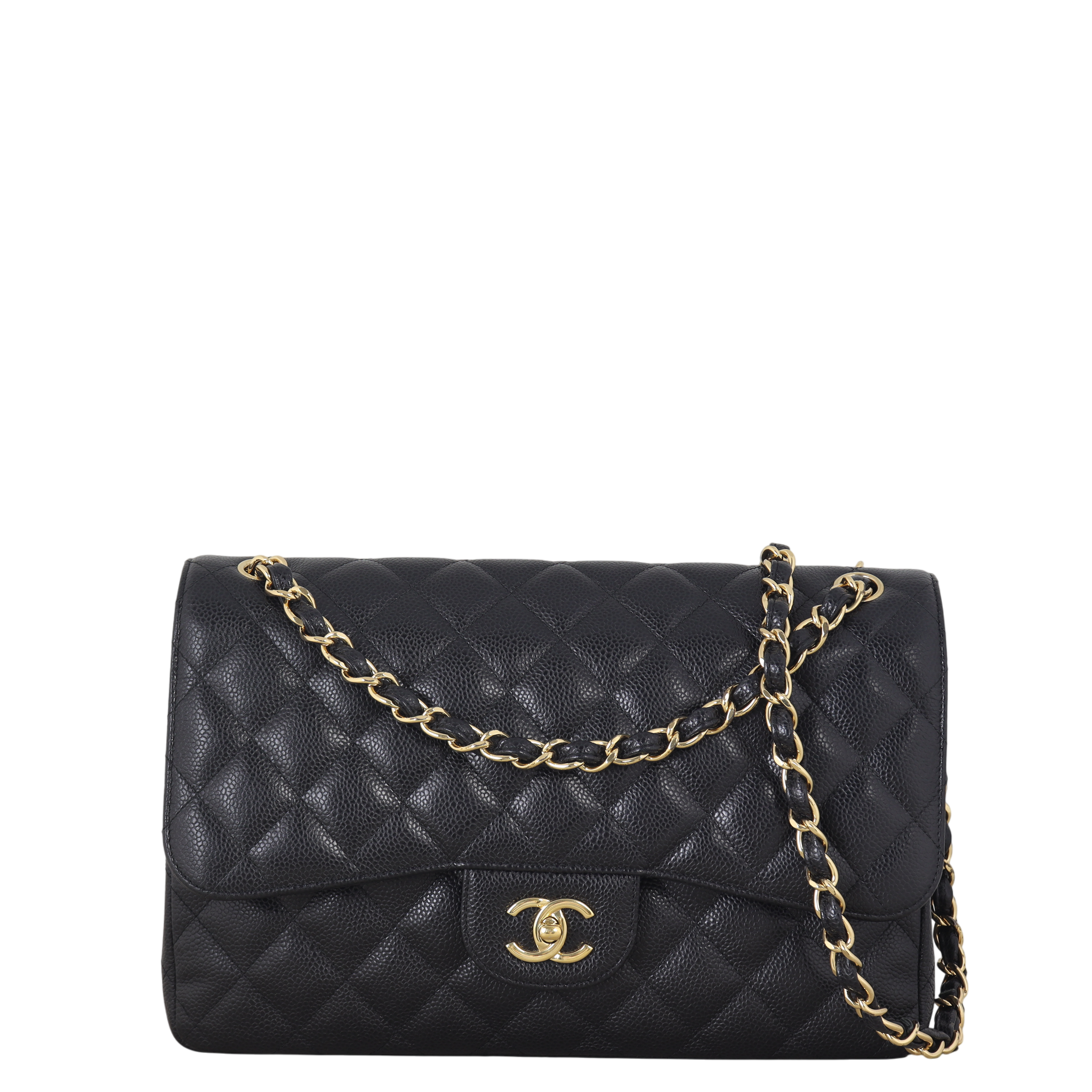 Chanel Classic Double Flap Jumbo Caviar