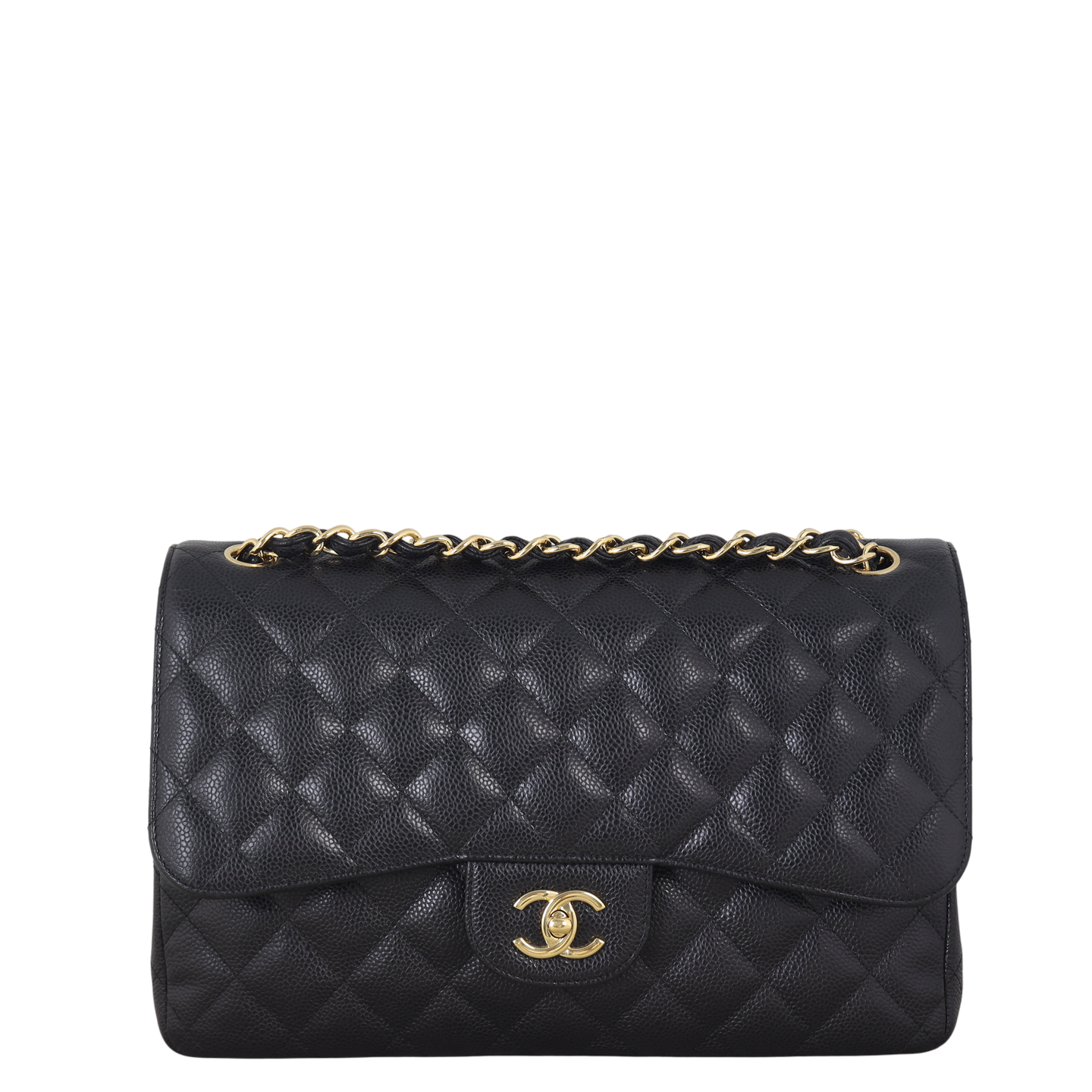 Chanel Classic Double Flap Jumbo Caviar