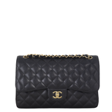 Chanel Classic Double Flap Jumbo Caviar