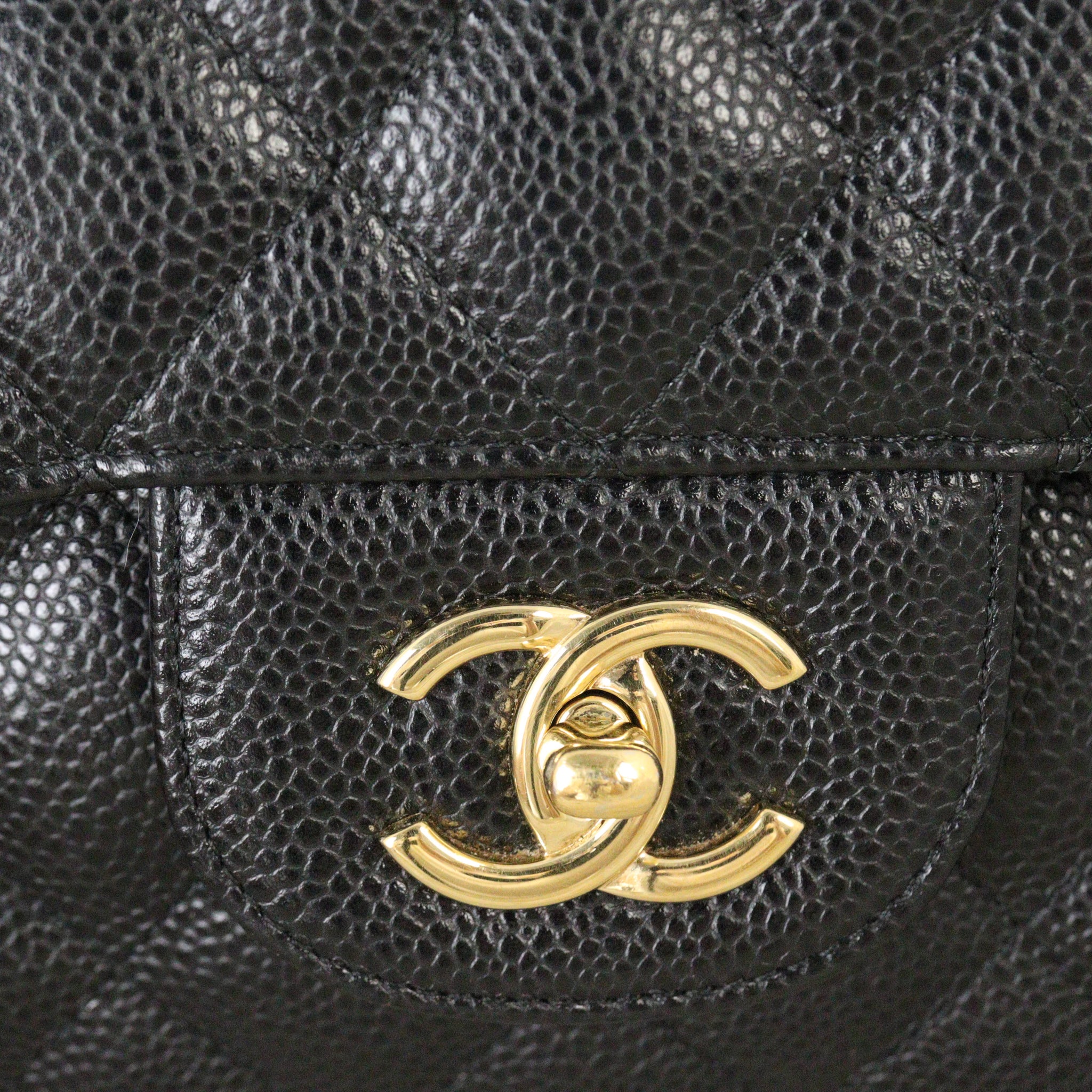 Chanel Classic Double Flap Jumbo Caviar