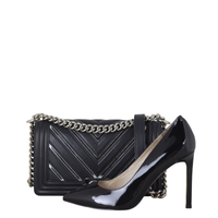 Chanel Boy Old Medium Chevron Holographic