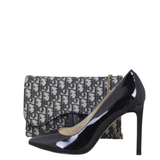 Dior Saddle Pouch Wallet on Chain Oblique