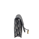 Dior Saddle Pouch Wallet on Chain Oblique