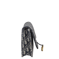 Dior Saddle Pouch Wallet on Chain Oblique