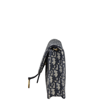 Dior Saddle Pouch Wallet on Chain Oblique