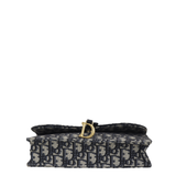 Dior Saddle Pouch Wallet on Chain Oblique