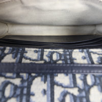 Dior Saddle Pouch Wallet on Chain Oblique