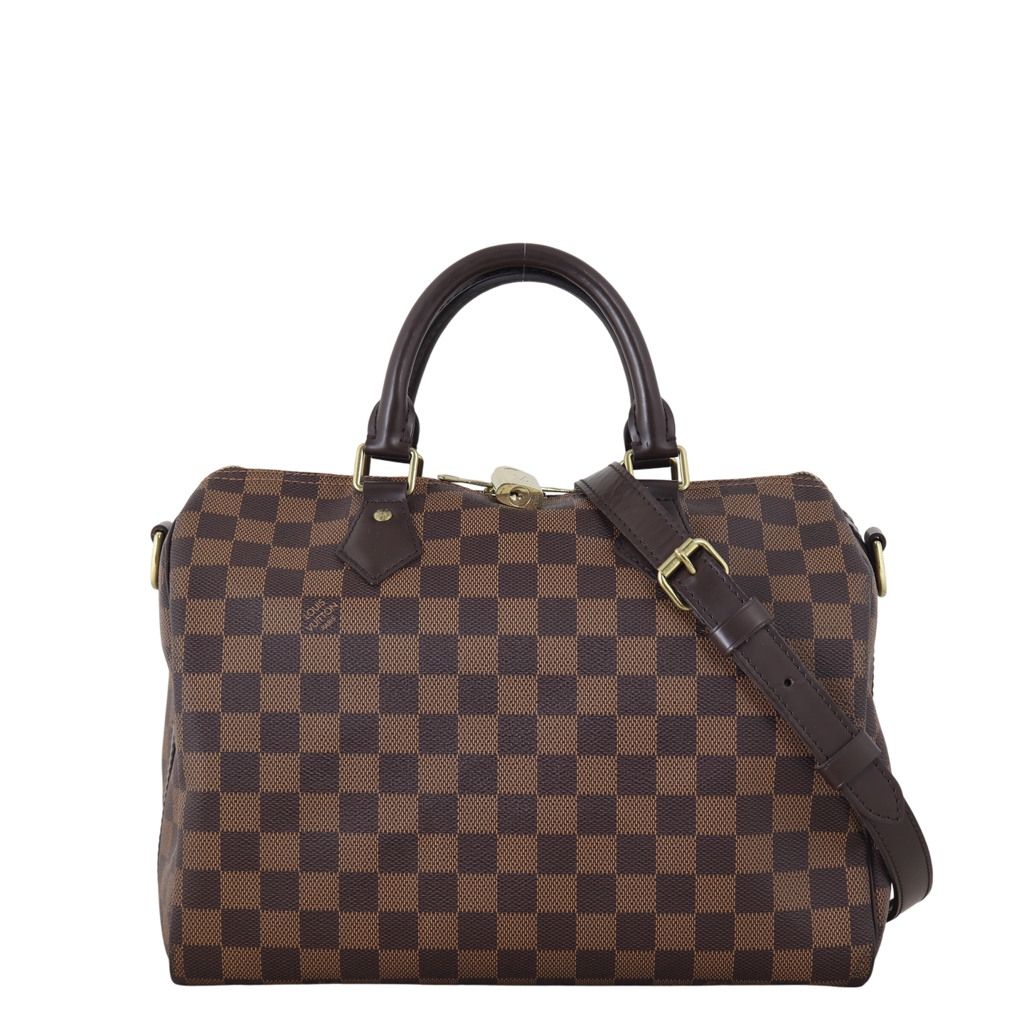 Louis Vuitton Speedy 30 Bandouliere Damier Ebene