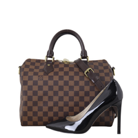 Louis Vuitton Speedy 30 Bandouliere Damier Ebene