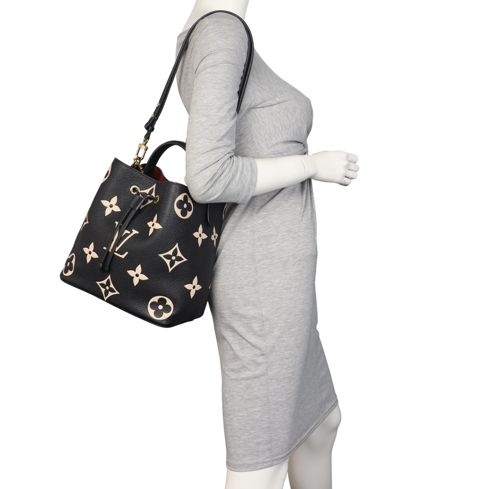 Louis Vuitton NeoNoe MM Monogram Empreinte Giant Bicolour
