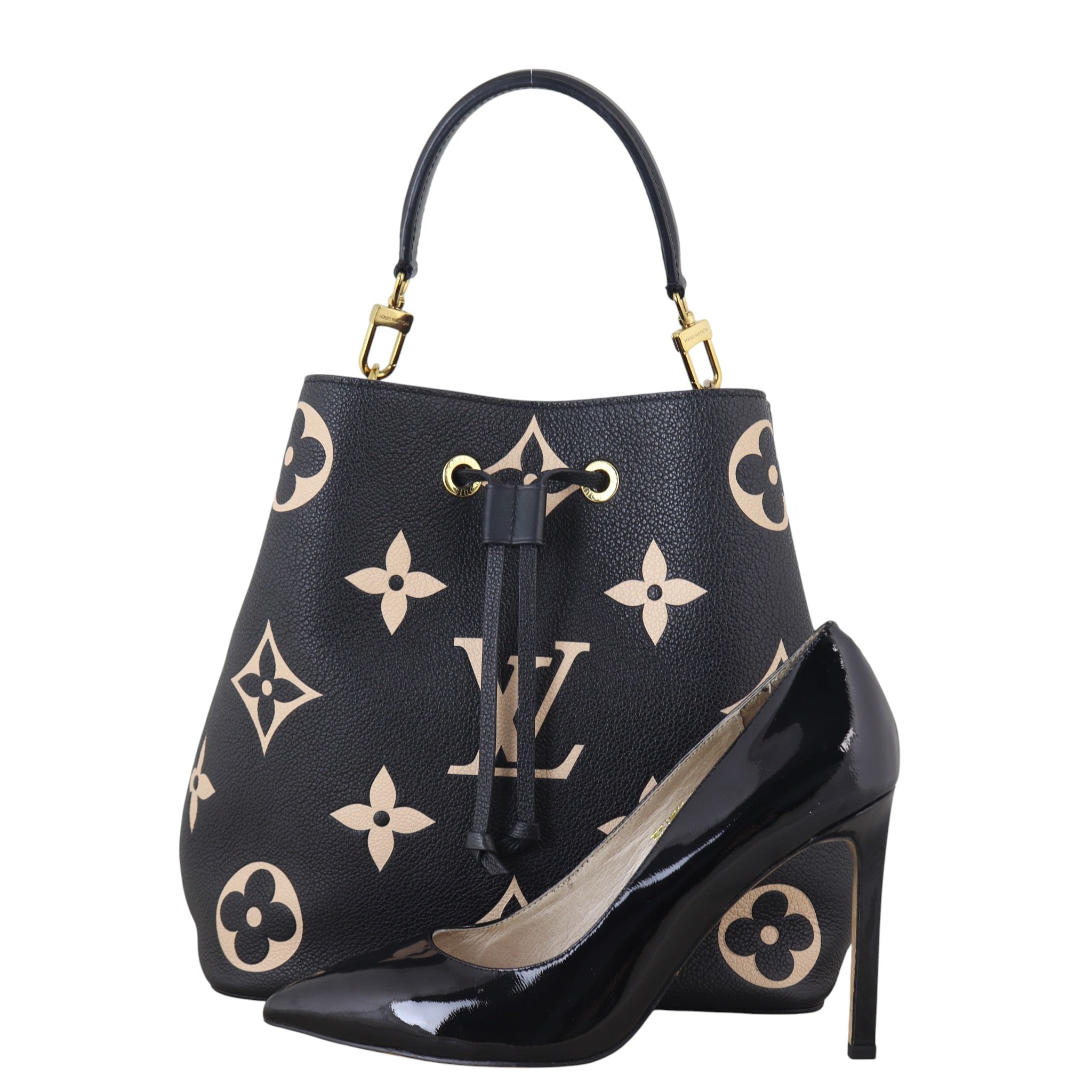 Louis Vuitton NeoNoe MM Monogram Empreinte Giant Bicolour