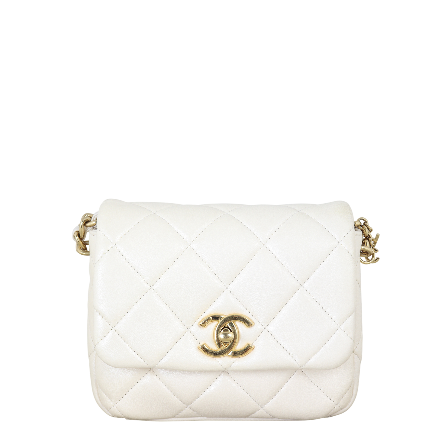Chanel Letter Charms Chain Flap Mini