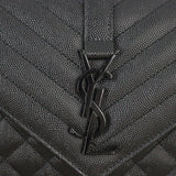 Saint Laurent Monogram Mix Matelasse Envelope Chain Bag Medium