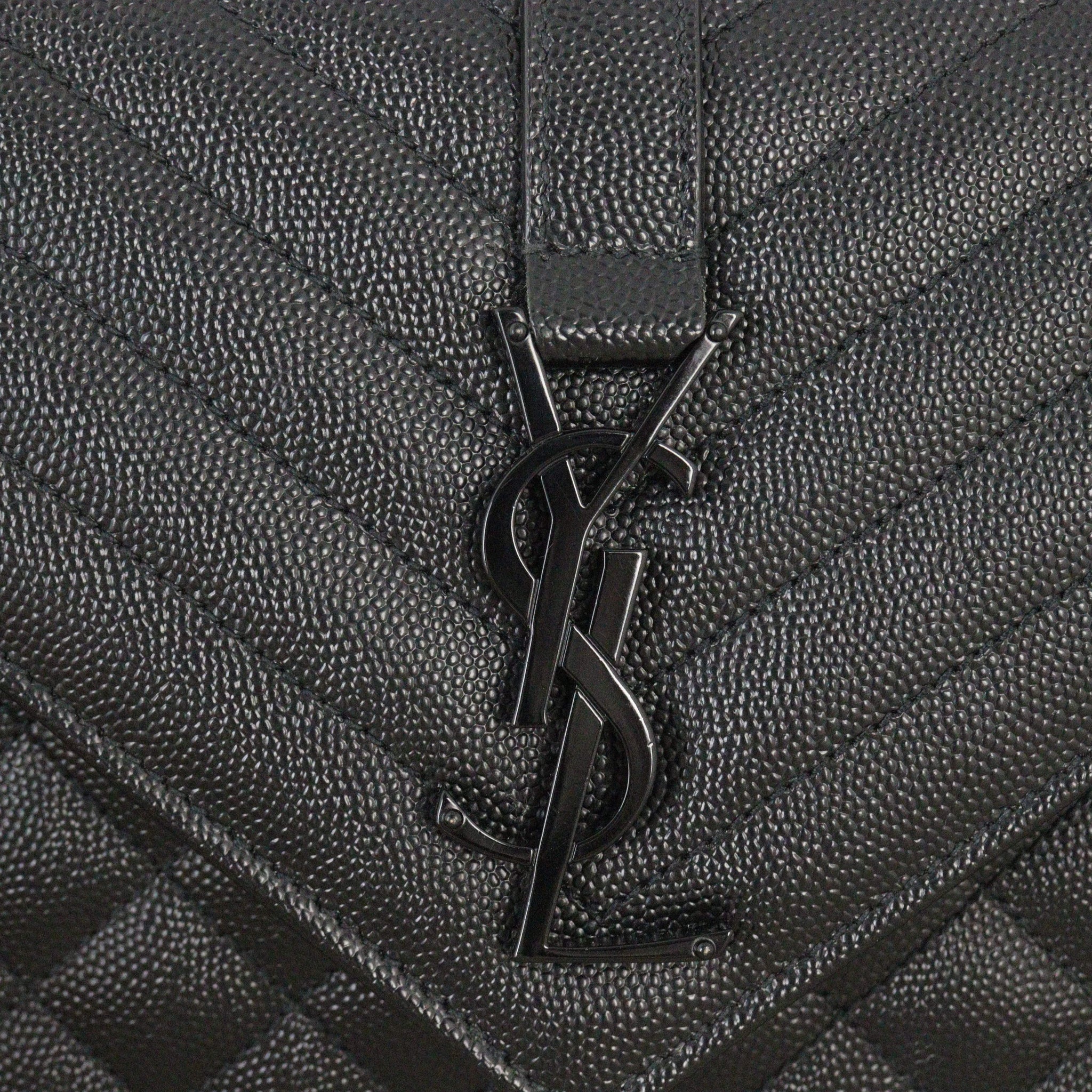 Saint Laurent Monogram Mix Matelasse Envelope Chain Bag Medium