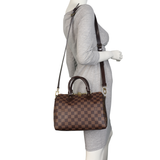 Louis Vuitton Speedy 25 Bandouliere Damier Ebene