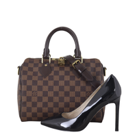 Louis Vuitton Speedy 25 Bandouliere Damier Ebene