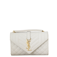 Saint Laurent Monogram Mix Matelasse Envelope Chain Bag Small
