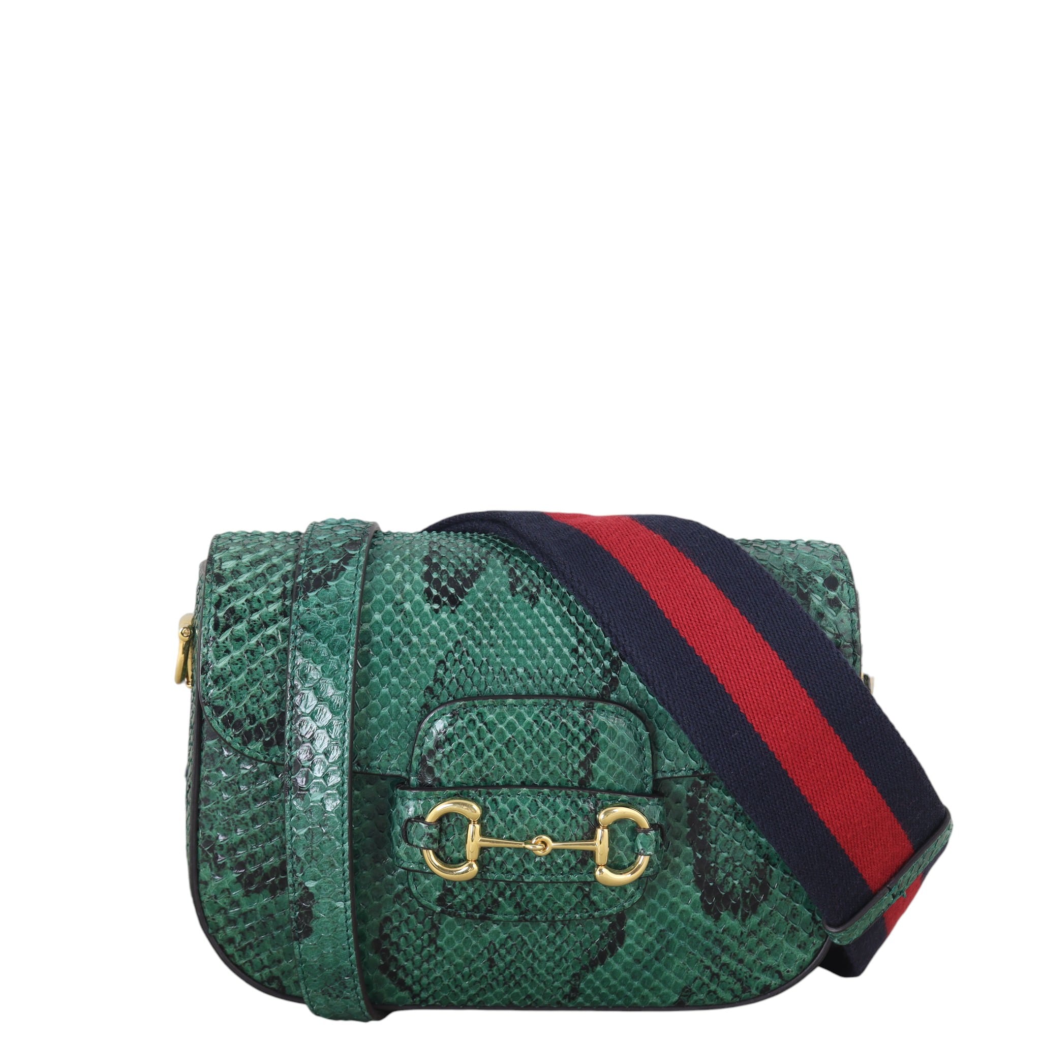 Gucci Horsebit 1955 Shoulder Bag Mini Python
