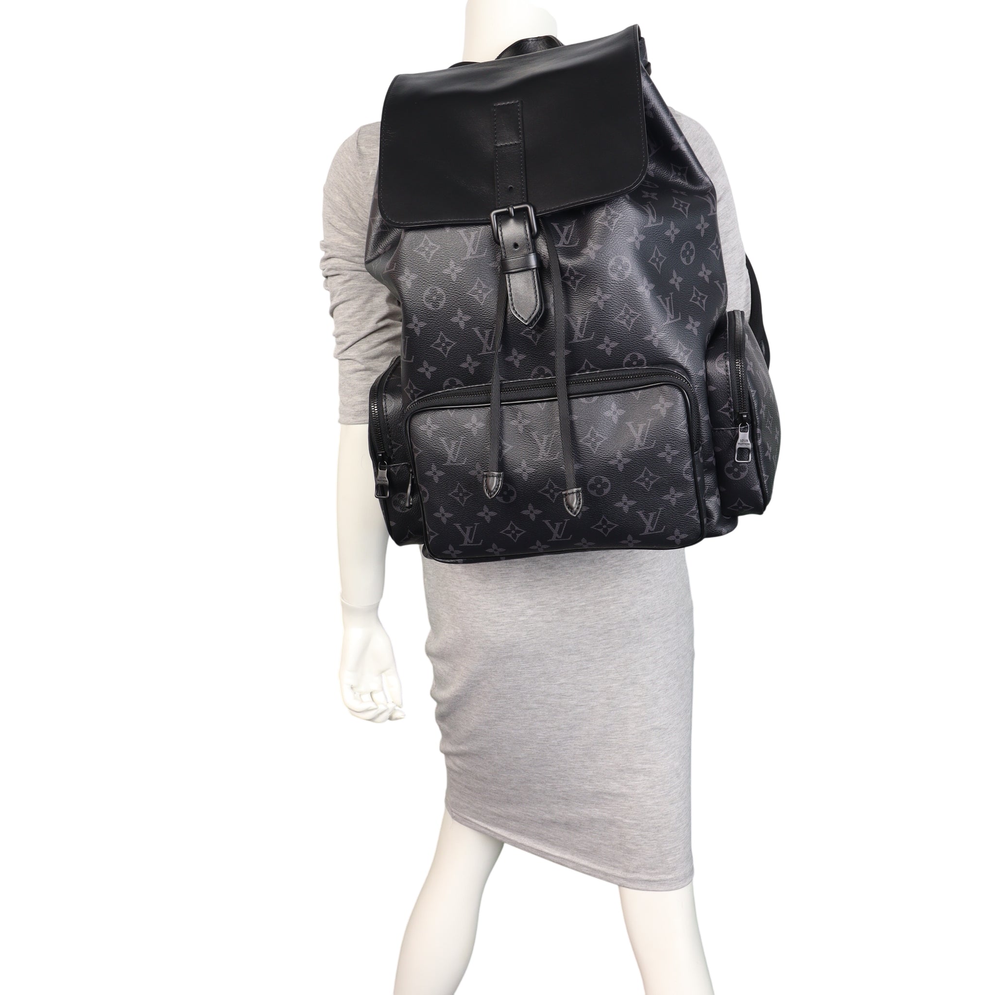louis vuitton backpack trio black Mnogram Eclipse Bag More than a traditional cross LOUIS VUITTON Trio Messenger Monogram