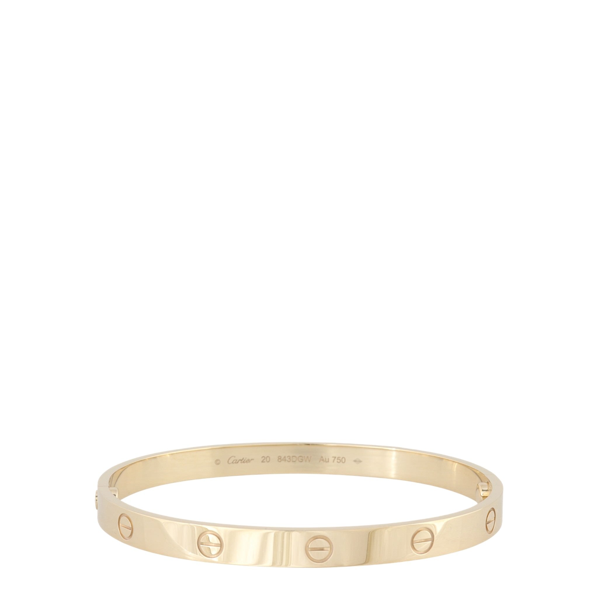 Cartier Classic Love Bracelet 18k Yellow Gold