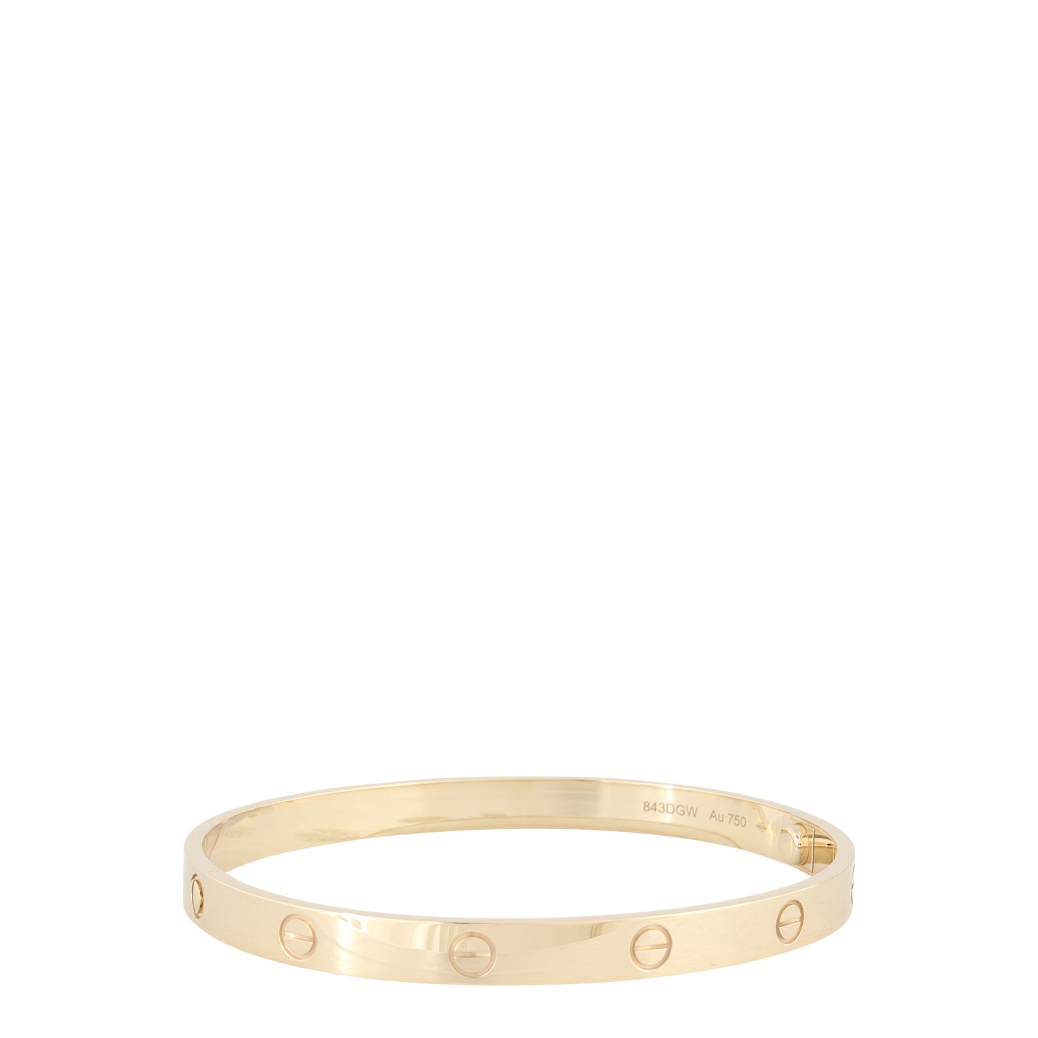Cartier Classic Love Bracelet 18k Yellow Gold
