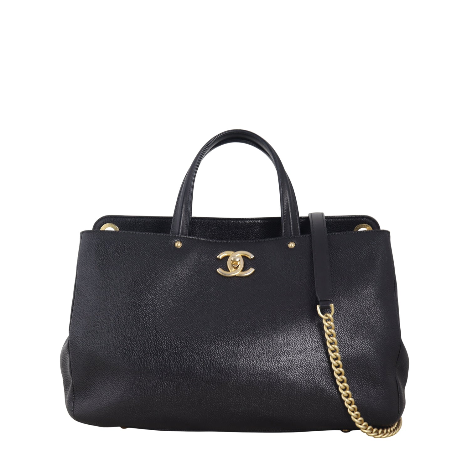 Chanel Caviar Shopping Tote Large