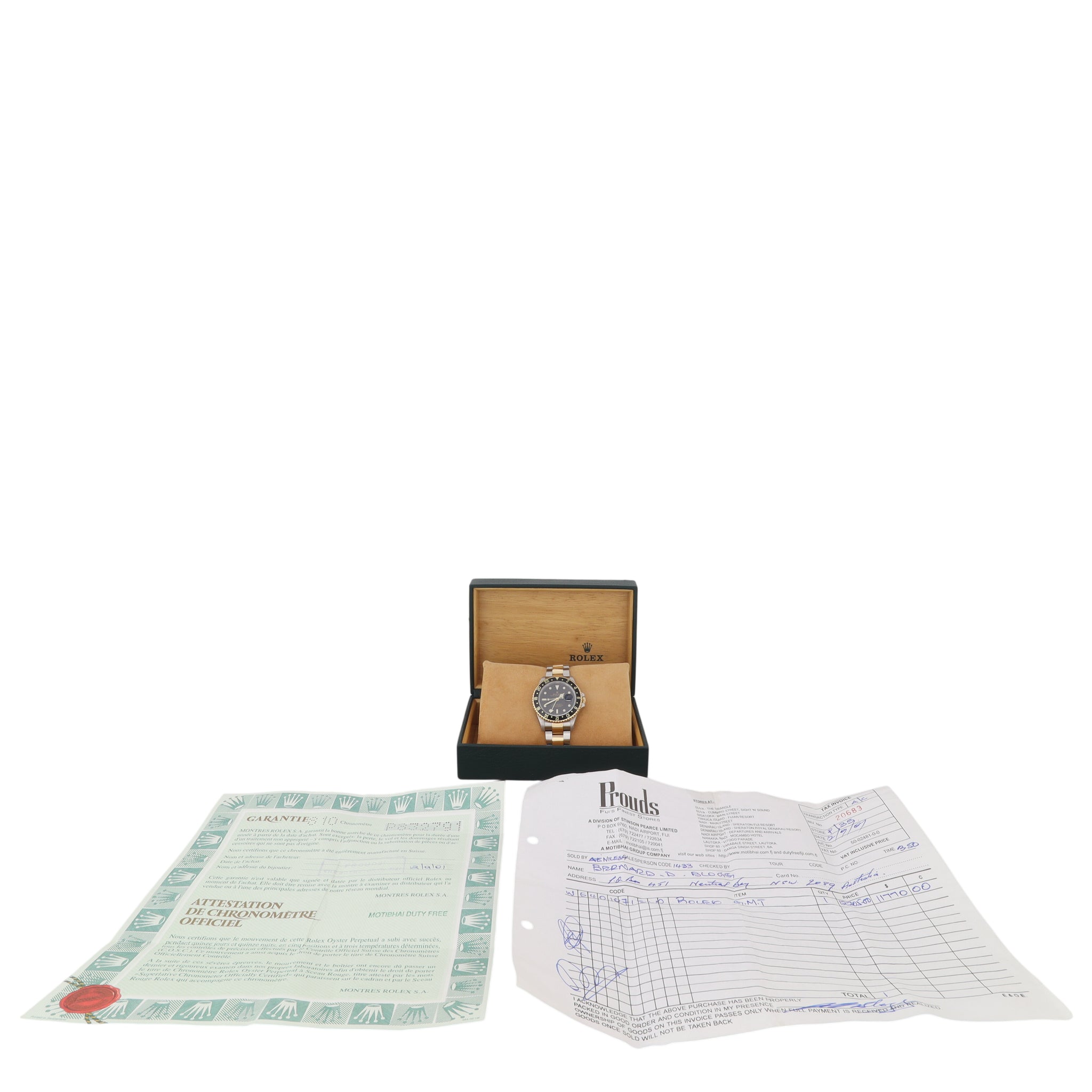 Rolex GMT Master II 40mm Watch