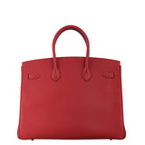Hermes Birkin 35 Epsom (rouge casaque)
