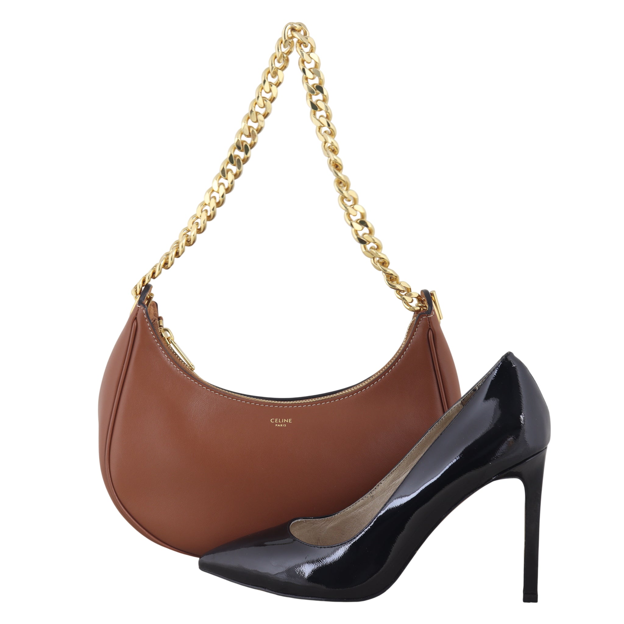 Celine Ava Chain Hobo Medium