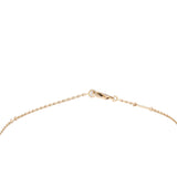 Van Cleef & Arpels Vintage Alhambra Diamond 18k Rose Gold Pendant Necklace