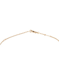 Van Cleef & Arpels Vintage Alhambra Diamond 18k Rose Gold Pendant Necklace