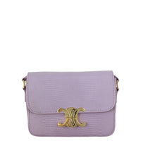 Celine Teen Triomphe Crossbody Lizard